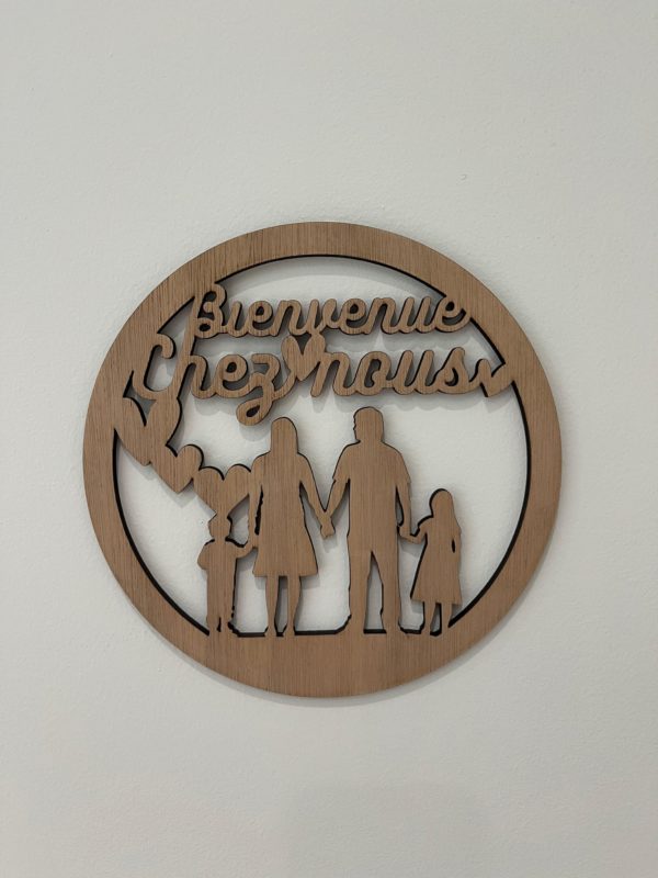 Décoration "Bienvenue chez nous"