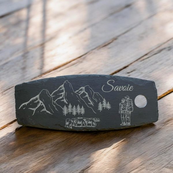 Plateau de présentation en ardoise Savoie