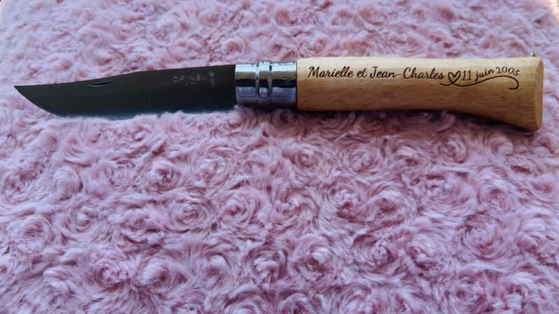 Couteau personnalisé