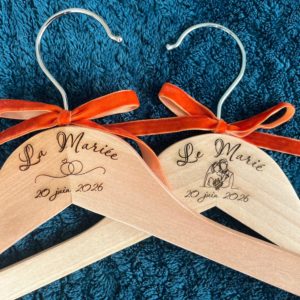 Duo de cintre La Mariée / Le Marié