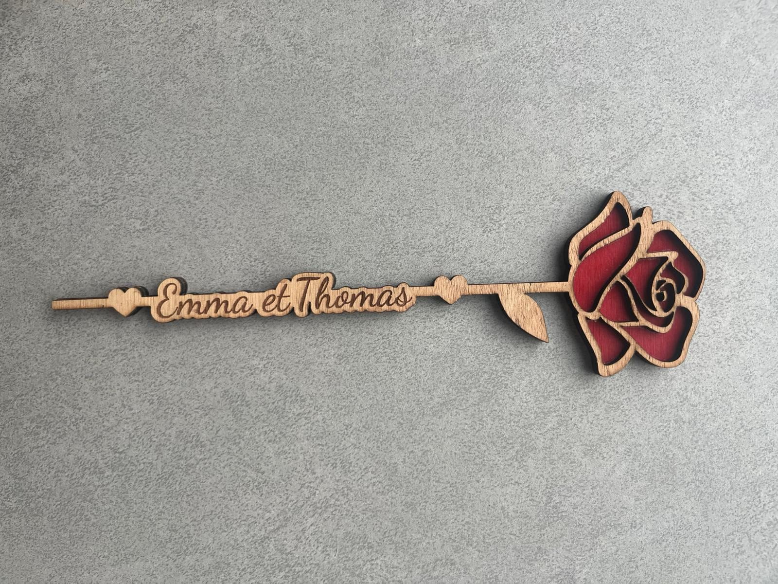 Rose personnalisée