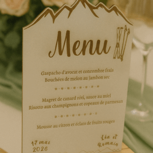 Menus de table